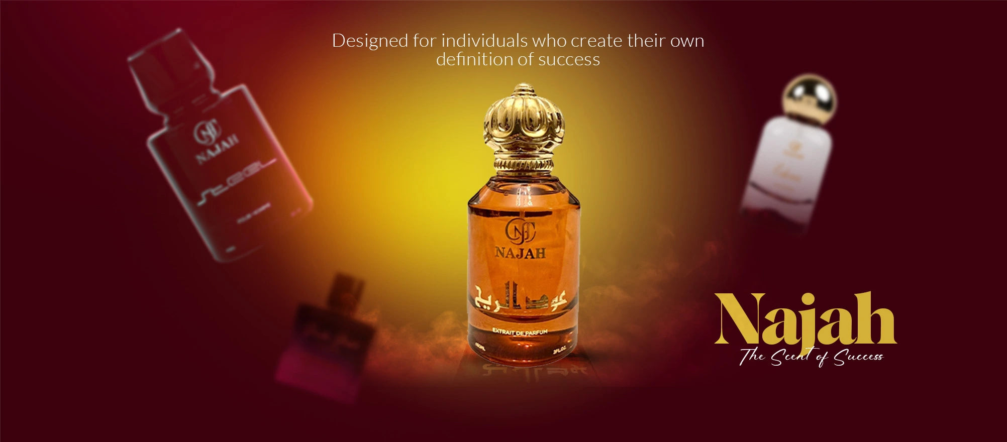 Najah Perfumes Howepage Banner